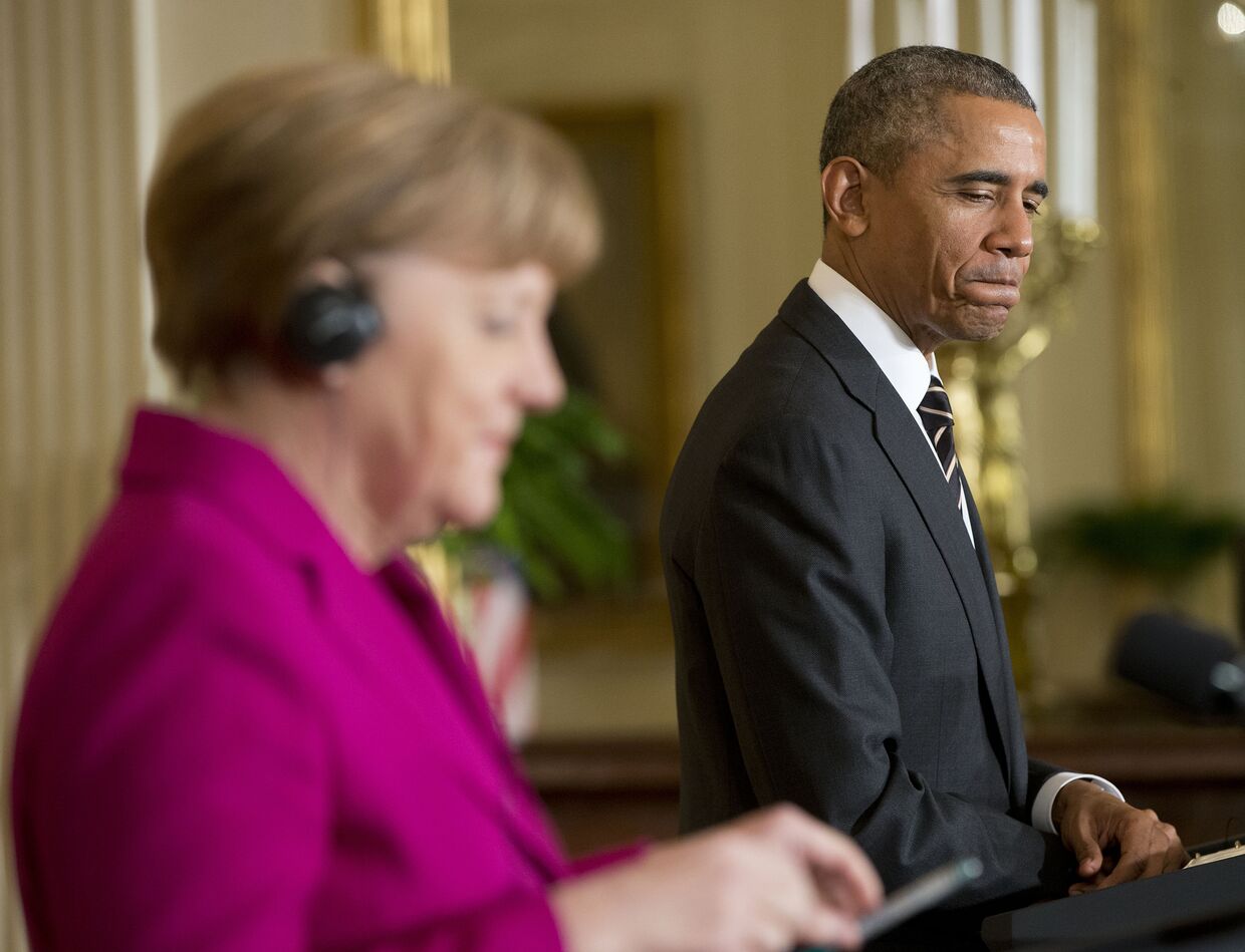 Совместная пресс-конференция Барака Обамы и Ангелы Меркель