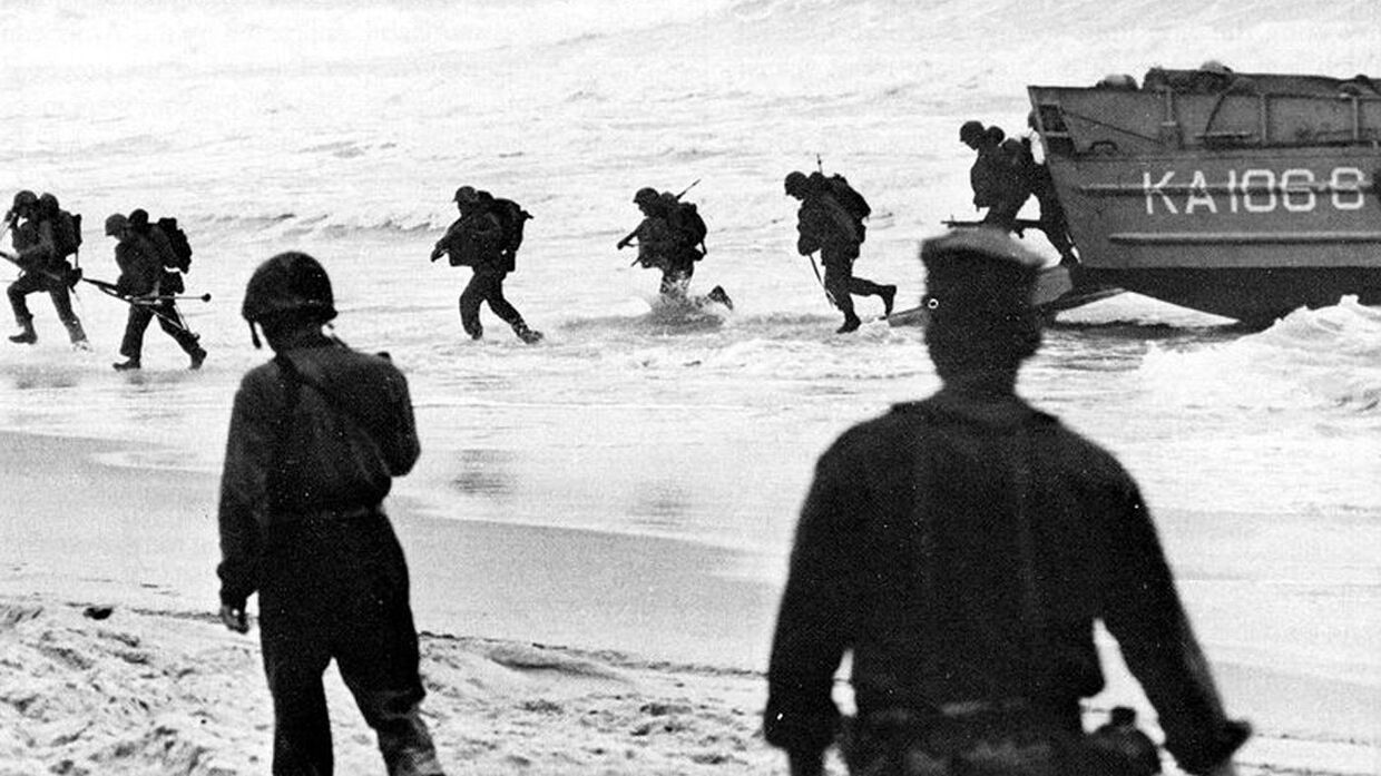 Высадка американских военных во Вьетнаме