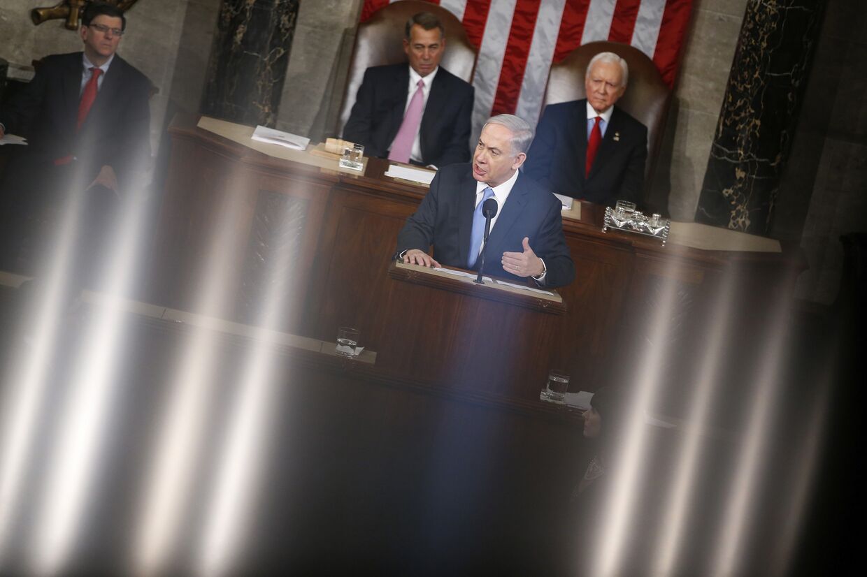 Выступление премьер-министра Израиля Биньямина Нетаньяху в Конгрессе, посвященное ядерной программе Ирана