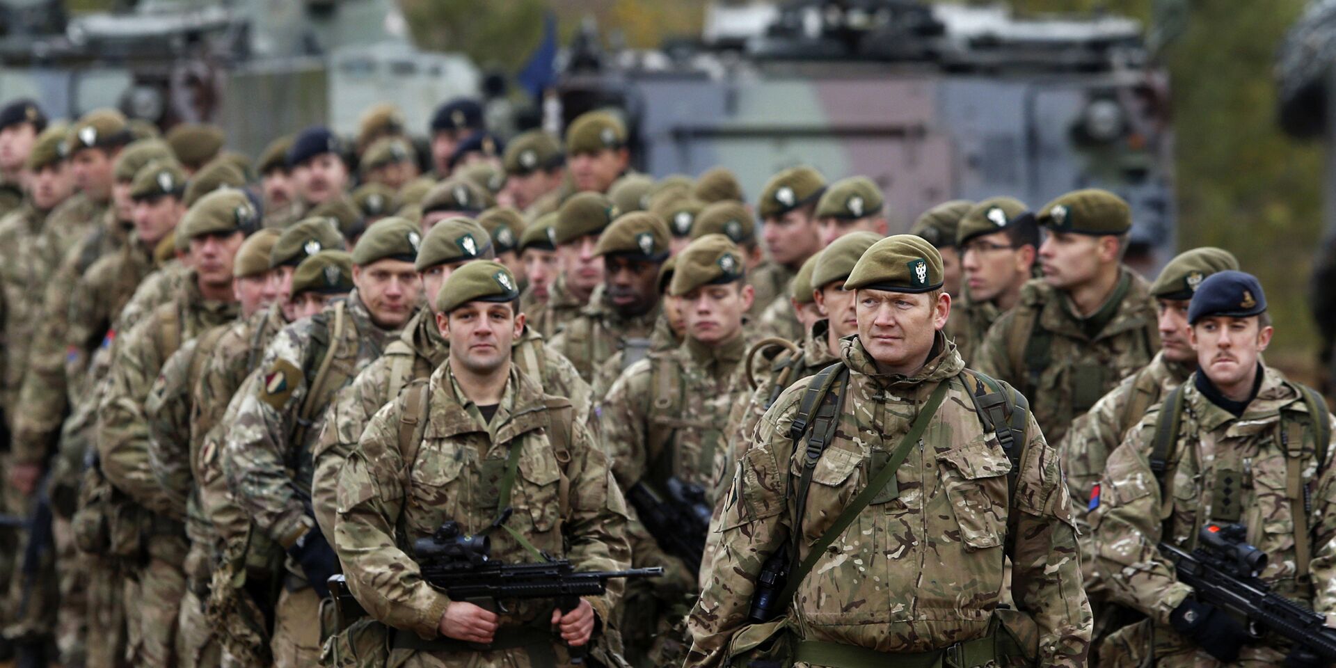 Британские солдаты на учениях НАТО Iron Sword 2014 в Литве - ИноСМИ, 1920, 15.11.2021