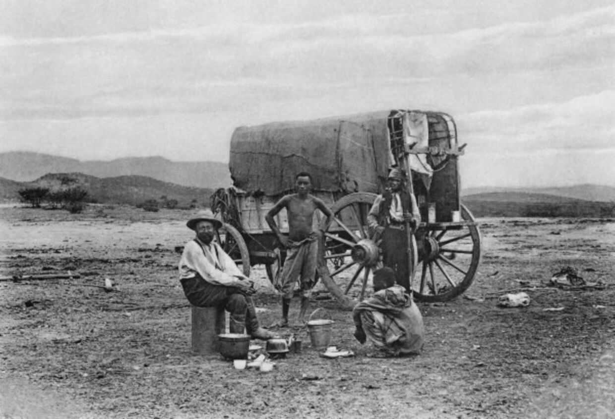 Немецкий фермер Людвиг Конрадт, приехавший в Юго-Западную Африку в 1885 году, фото 1907 года