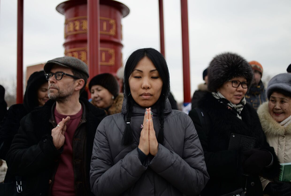 Открытие буддийского культурно-религиозного сооружения - Ротонды Пагода Рая
