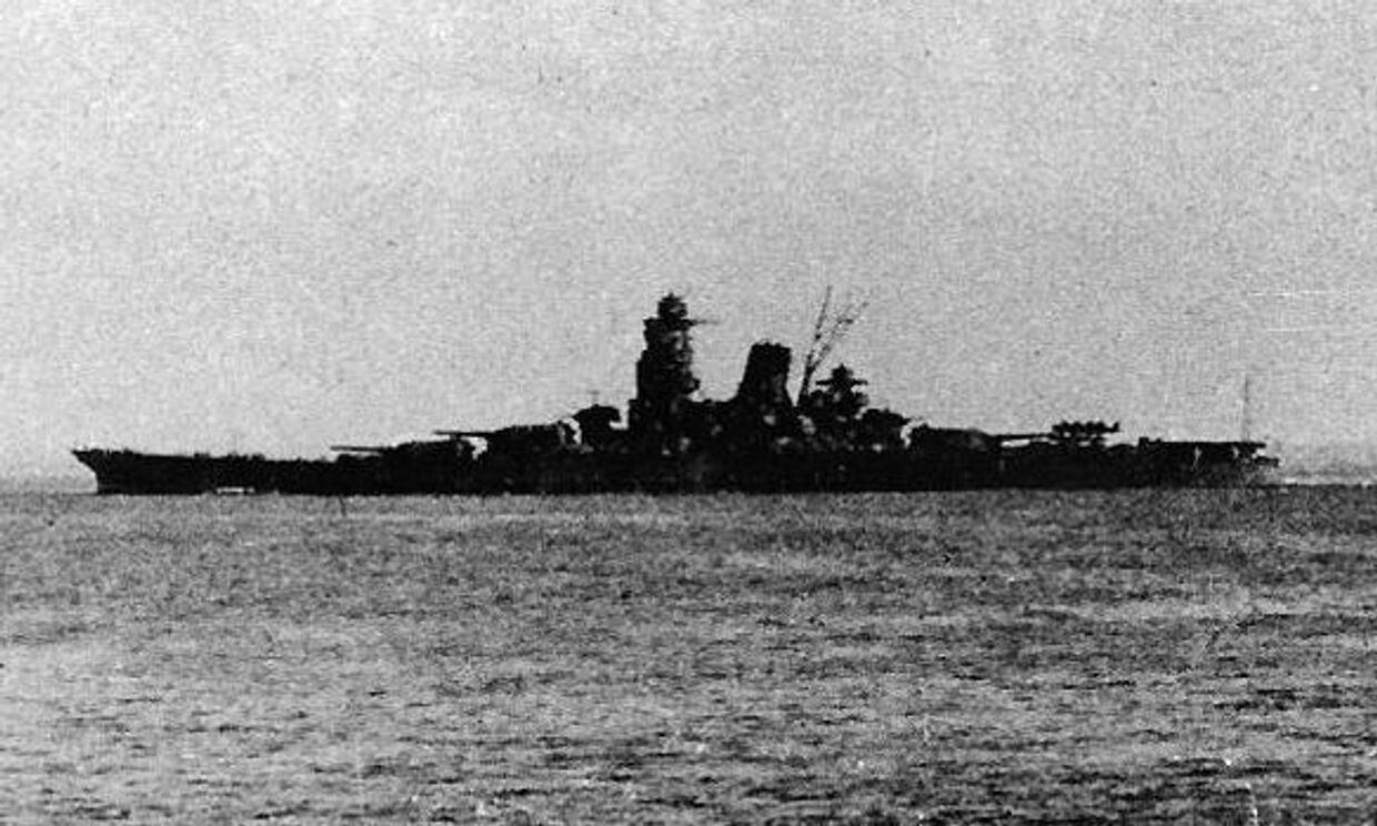 Линкор «Мусаси» японского императорского флота в 1944 году