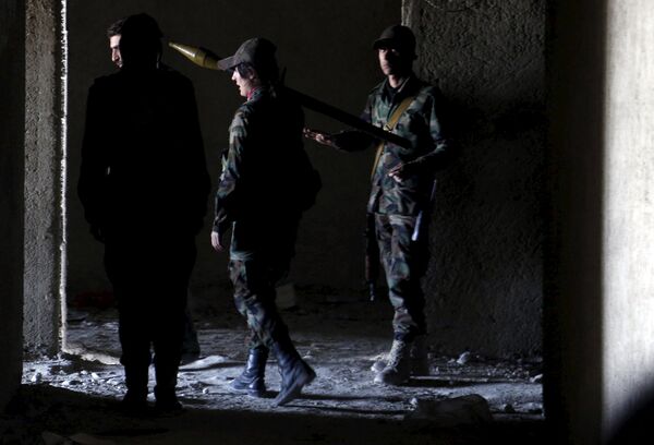 Женский батальон сирийской армии