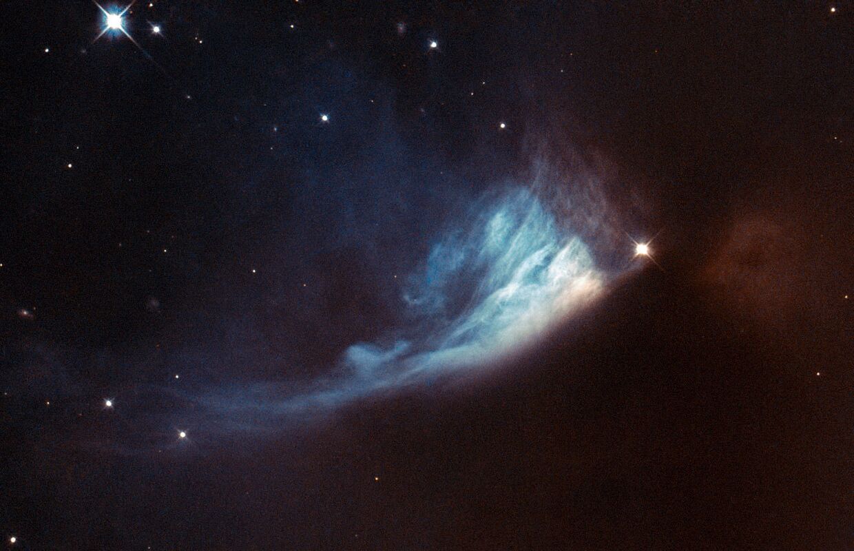 Звезда Цефей, сфотографированная телескопом «Хаббл»