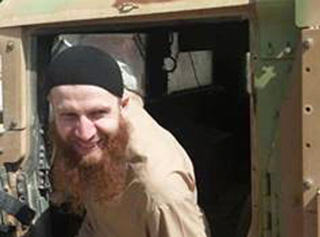 Чеченский боевик Омар аль-Шишани, воюющий на стороне Исламского государства