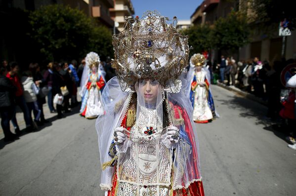 Процессия Святой недели в Марсале, Сицилия