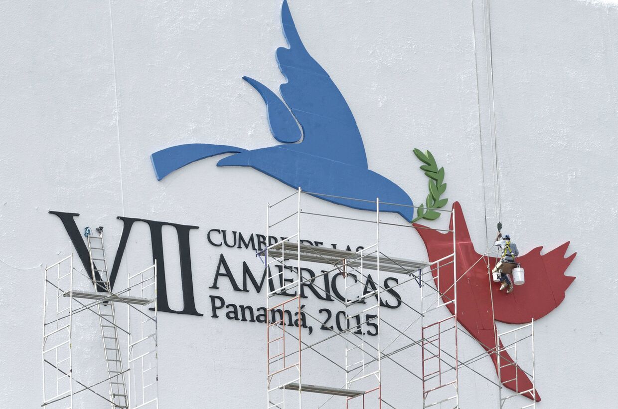 Подготовка к открытию Саммита Америк в Панама-Сити