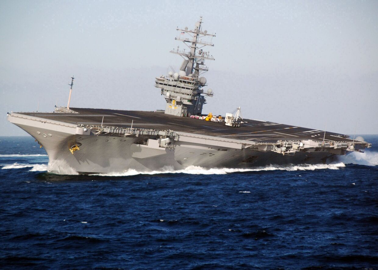 Американский авианосец «Рональд Рейган» (USS Ronald Reagan)