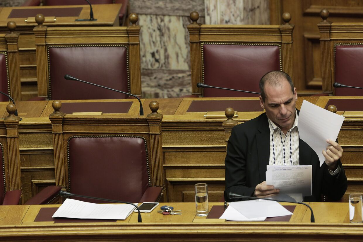 Министр финансов Греции Янис Фаруфакис