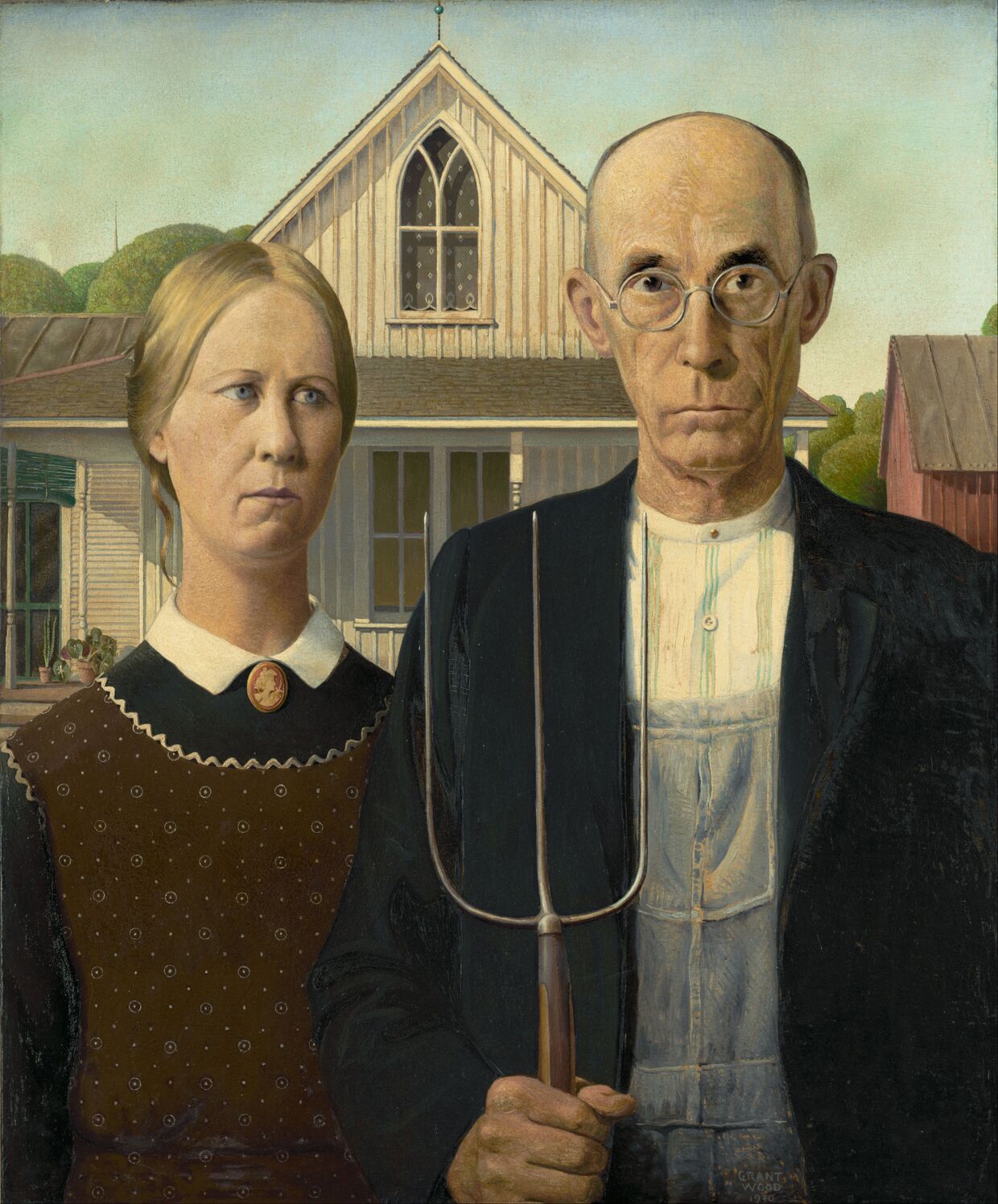 «Американская готика» (American Gothic) — картина американского художника Гранта Вуда (Grant Wood), созданная в 1930 году. 