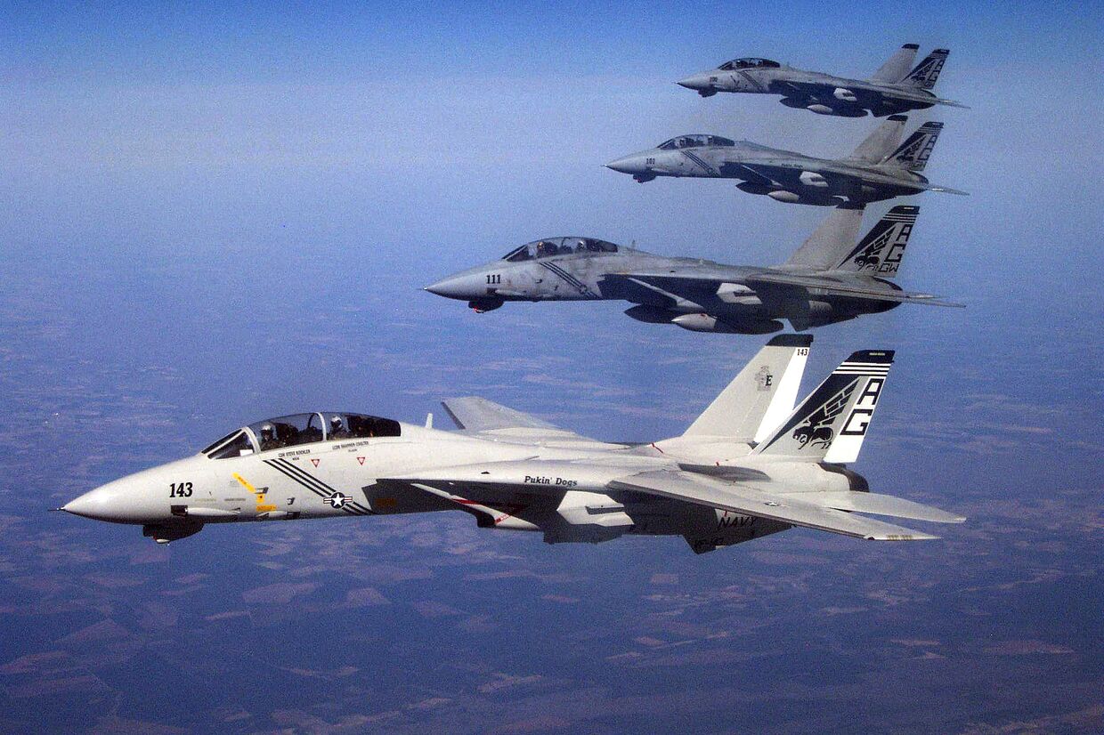 Истребители-перехватчики «Грумман F-14B «Томкэт»