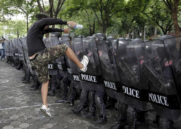 Учения Королевской полиции Таиланда в Бангкоке