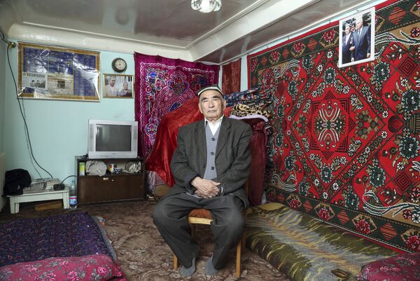 Ветеран Великой отечественной войны Узокбой Ахраев из Узбекистана