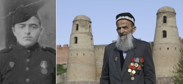 Ветеран Великой отечественной войны Холик Кояжев из Таджикистана
