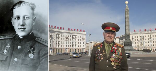 Ветеран Великой отечественной войны из Белоруссии Николай Мазаник