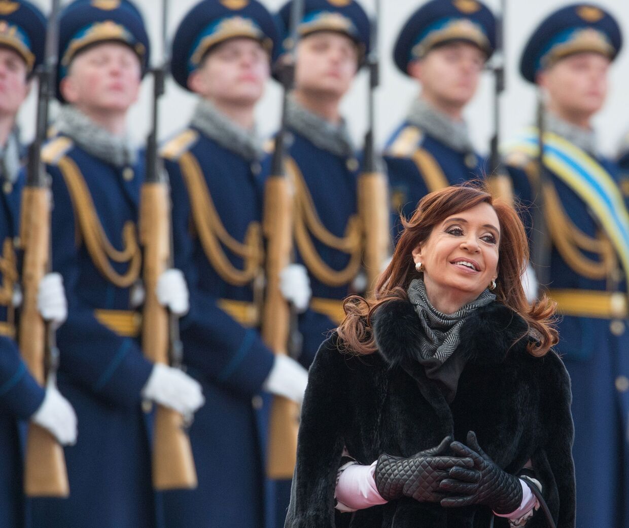 Прилет президента Аргентинской Республики Кристина Фернандес в Москву