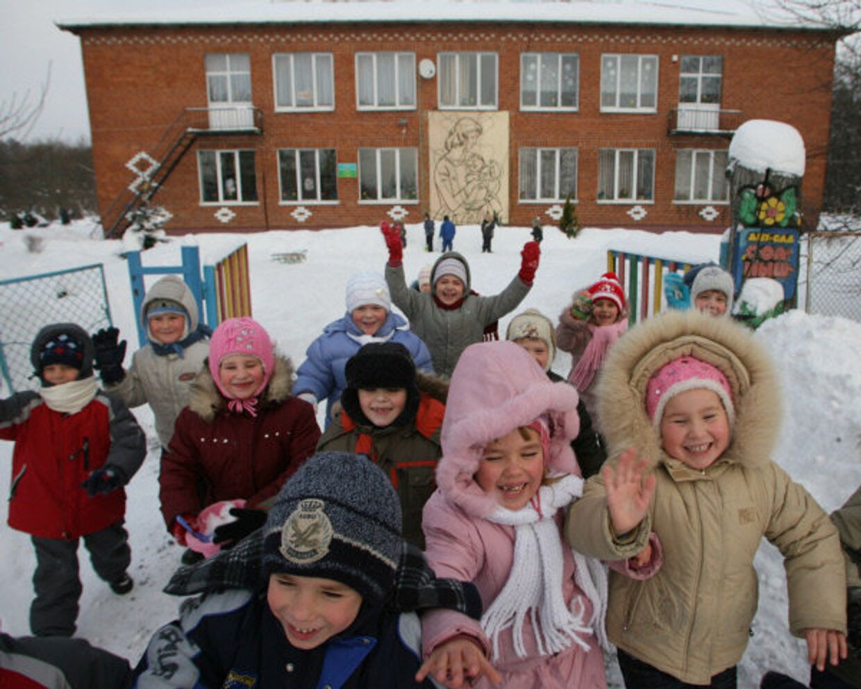 Детский сад Солнышко в поселке Коврово Калининградской области