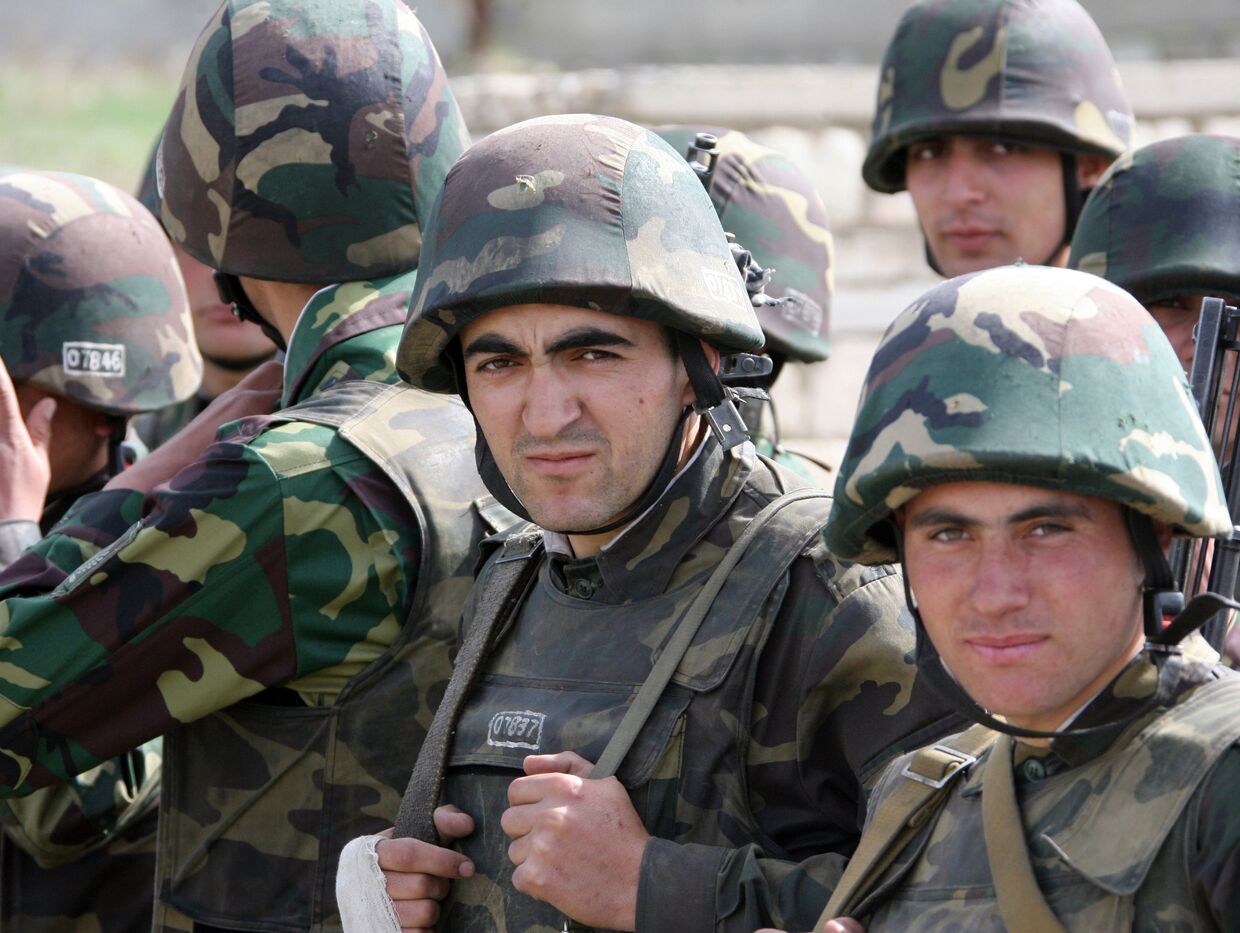 Солдаты армии Нагорного Карабаха