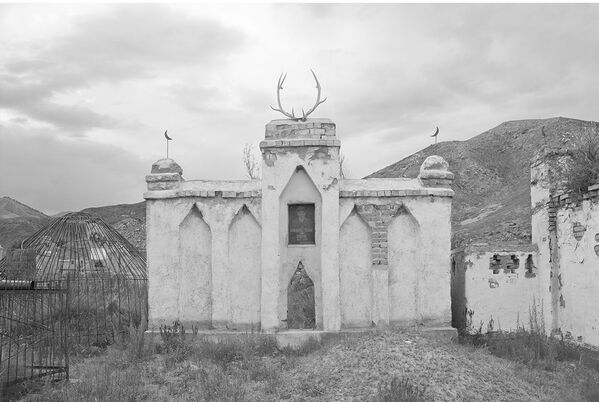Древнее кладбище в Киргизии