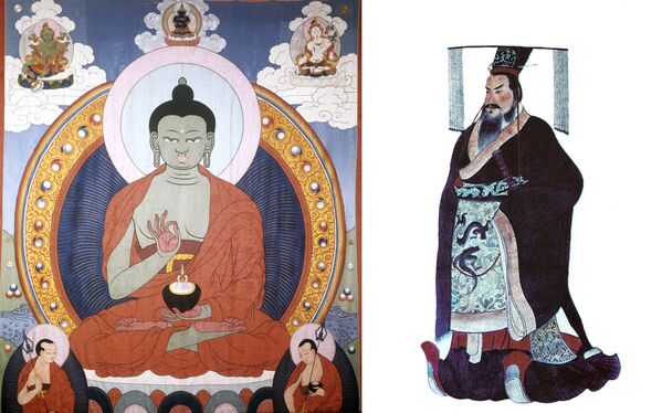 Будда и Цинь Шихуанди