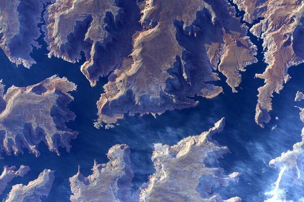 Фотография Земли, сделанная астронавтом Скоттом Келли 