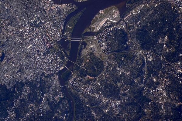 Фотография Земли, сделанная астронавтом Скоттом Келли