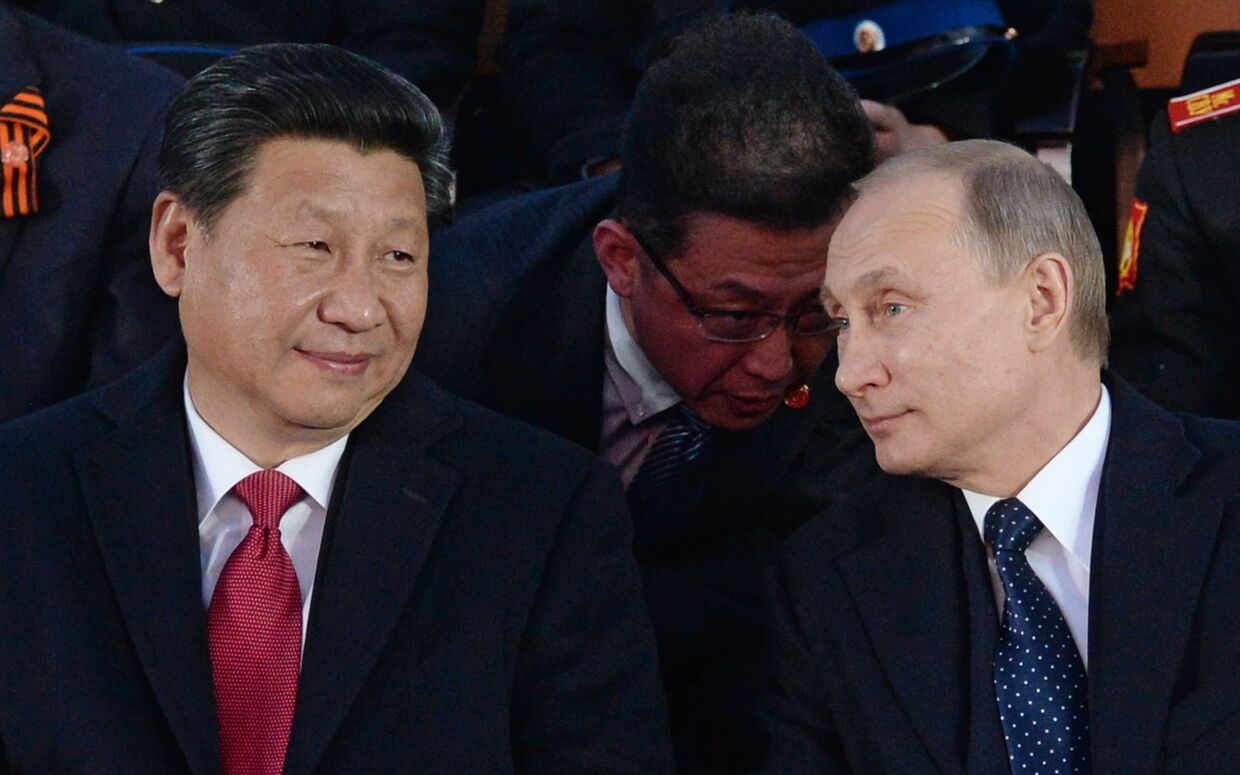 Президент Российской Федерации Владимир Путин и председатель Китайской Народной Республики Си Цзиньпин