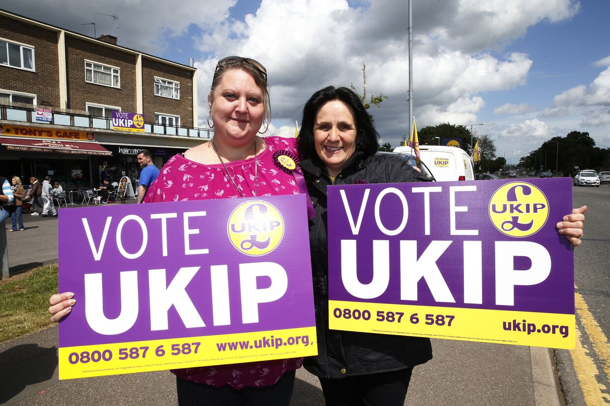 Сторонницы Партии независимости Соединённого Королевства (UKIP)