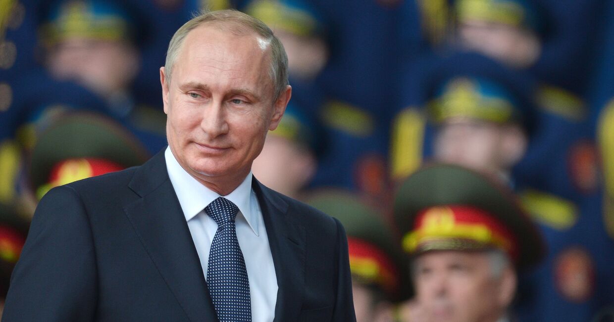 Президент России Владимир Путин на церемонии открытия Международного военно-технического форума Армия-2015