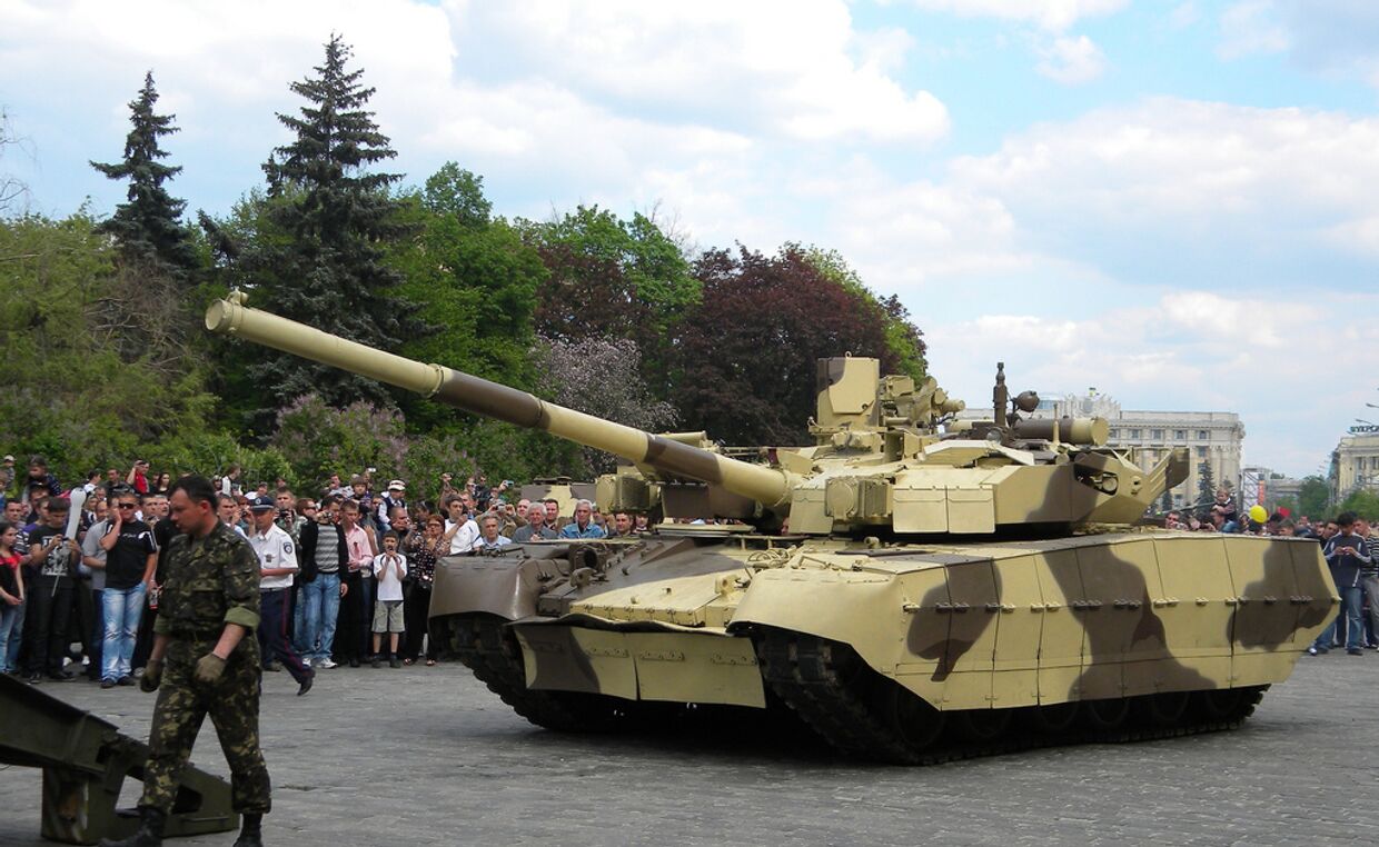 Украинский танк Т-84 Оплот