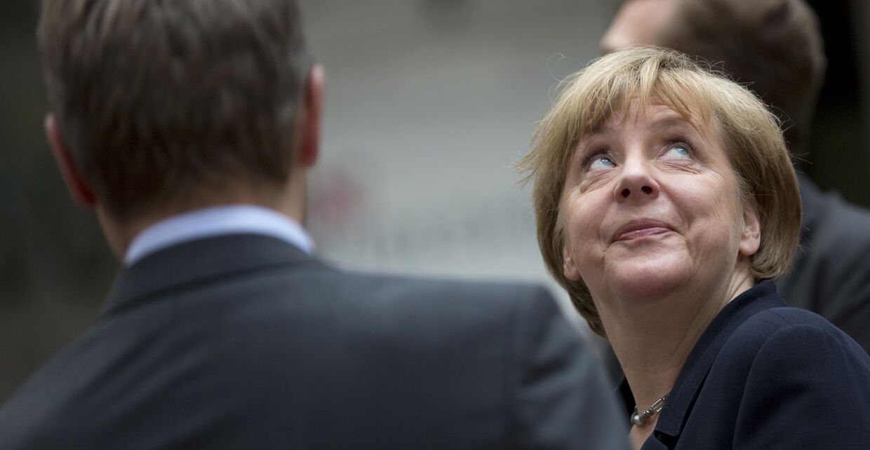 Ангела Меркель на заседании глав государств и правительств стран Европейского союза в Брюсселе, 7 июля 2015 года