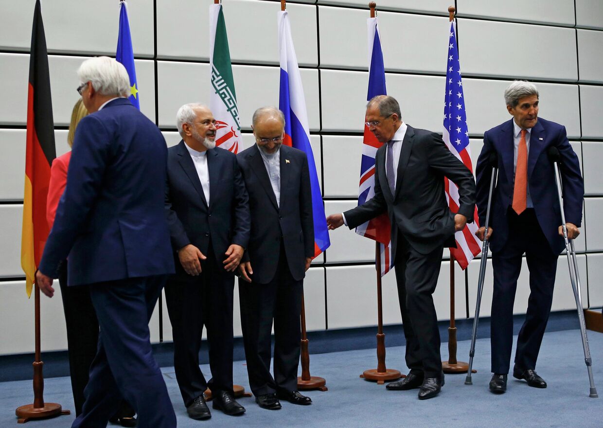 Участники переговоров по иранской ядерной проблеме в Вене, Австрия