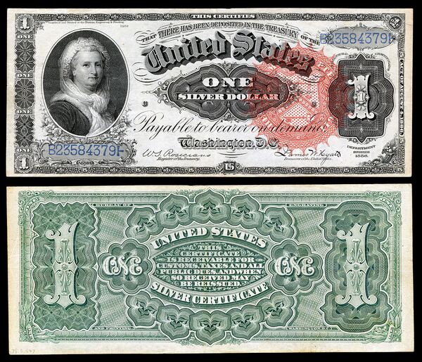 1 доллар 1996 года с изображением Марты Вашингтон