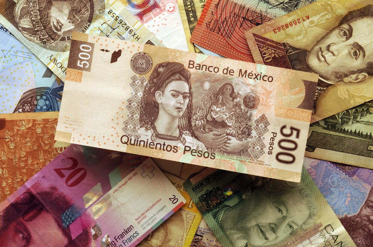 500 мексиканских песо с изображением Фриды Кало