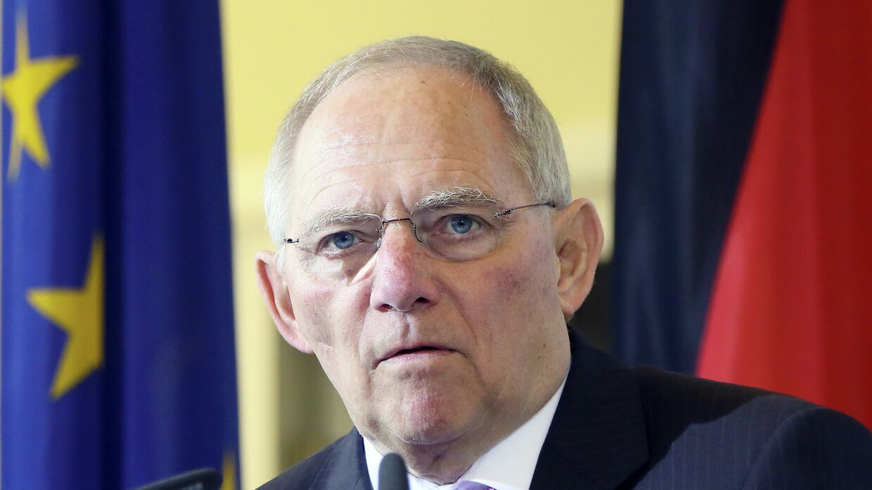 Министр финансов Германии Вольфганг Шойбле