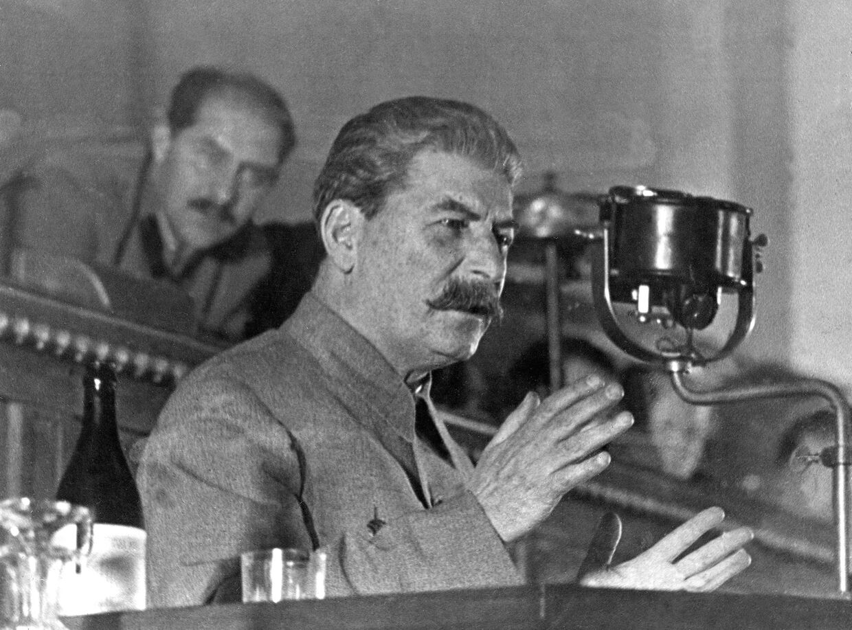 Выступление Иосифа Сталина в Кремле