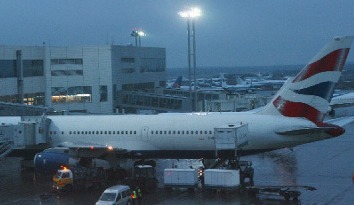 Самолет компании «British Airways» в аэропорту Домодедово
