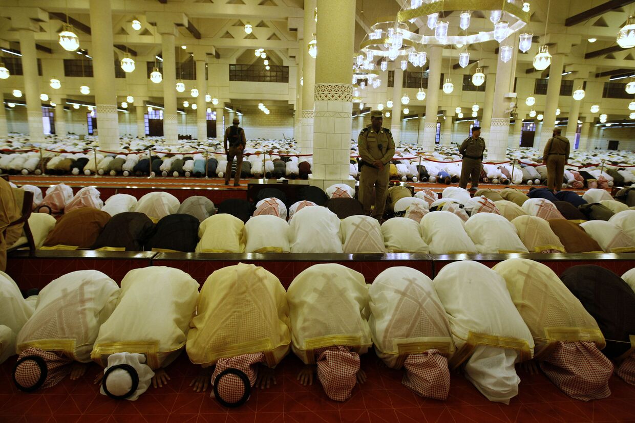Молитва во время праздника Ид аль-Фитр в Эр-Рияде, Садовская Аравия