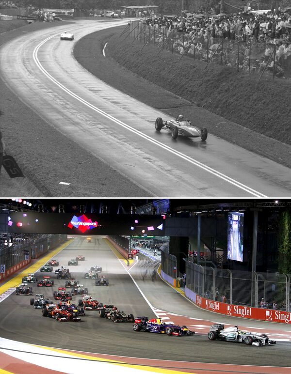 Гран-при Малайзии в 1964 году и Гран-при Сингапура в 2013 году