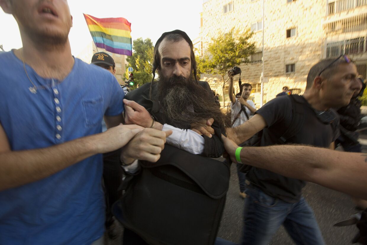 Ультраортодоксальный еврей Ишаи Шлиссел, напавший на участников гей-парада в Иерусалиме