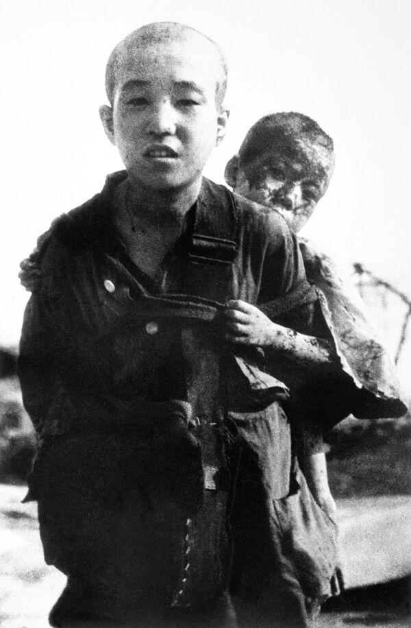 Дети, пережившие бомбардировку Нагасаки