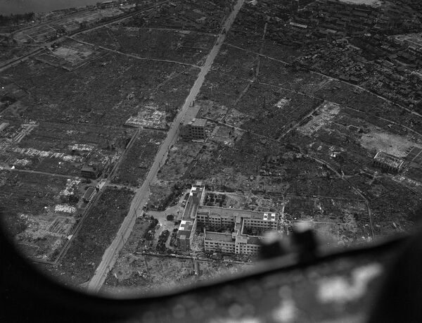 Вид на Хиросиму, 5 сентября 1945 года Вид на Хиросиму, 5 сентября 1945 года