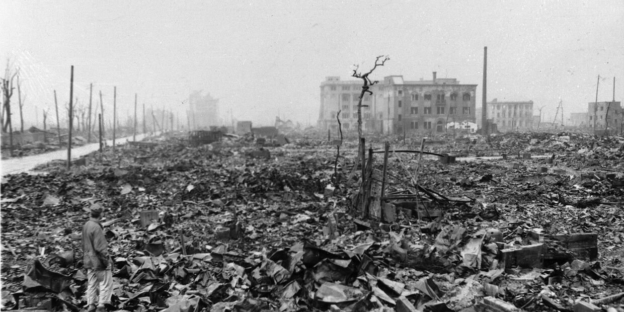 Хиросима после атомной бомбардировки