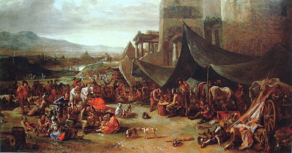 Иоганн Лингельбах «Осада Рима в 1527 году»