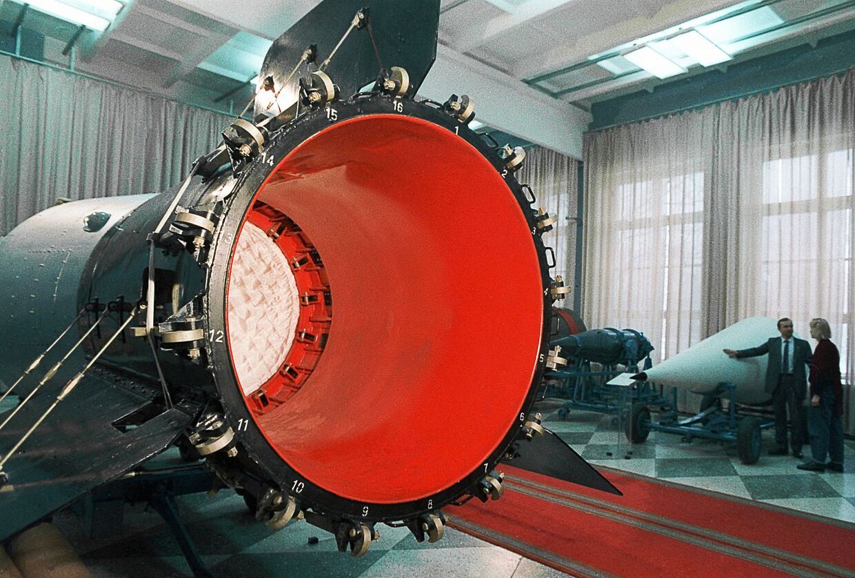 Парашютный отсек термоядерной бомбы 100 МГТ, испытания которой проводились на полигоне Новая Земля