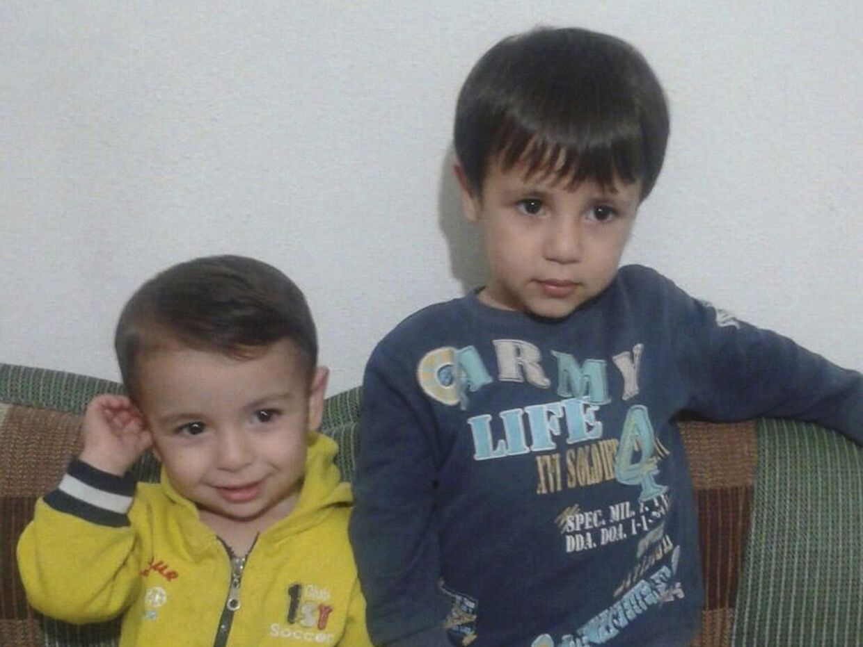 Айлан и Галип Курди, беженцы из Кобани, погибшие на пути в Грецию