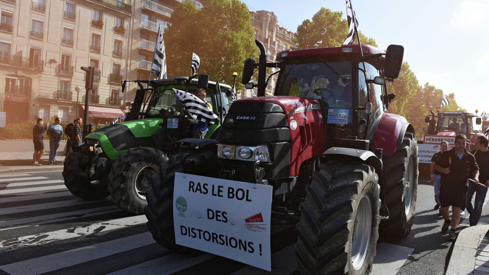 Акция протеста фермеров в Париже - ИноСМИ, 1920, 29.01.2024