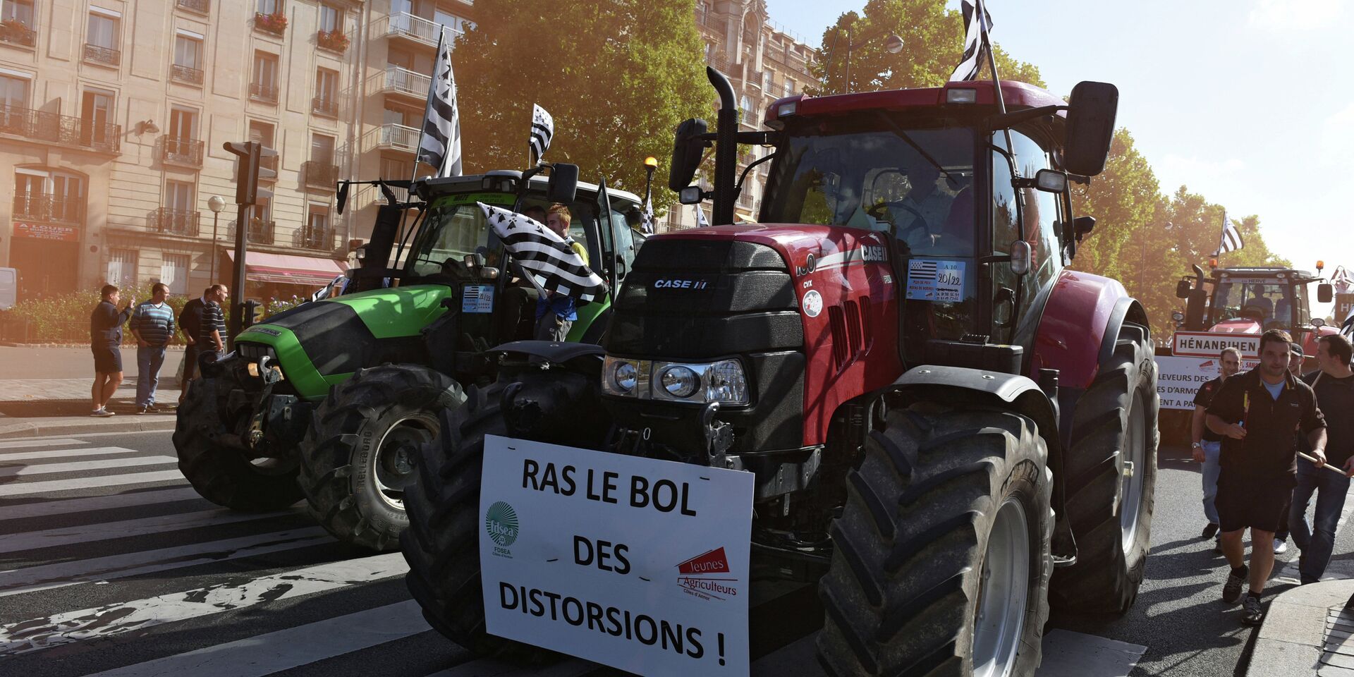 Акция протеста фермеров в Париже - ИноСМИ, 1920, 29.01.2024