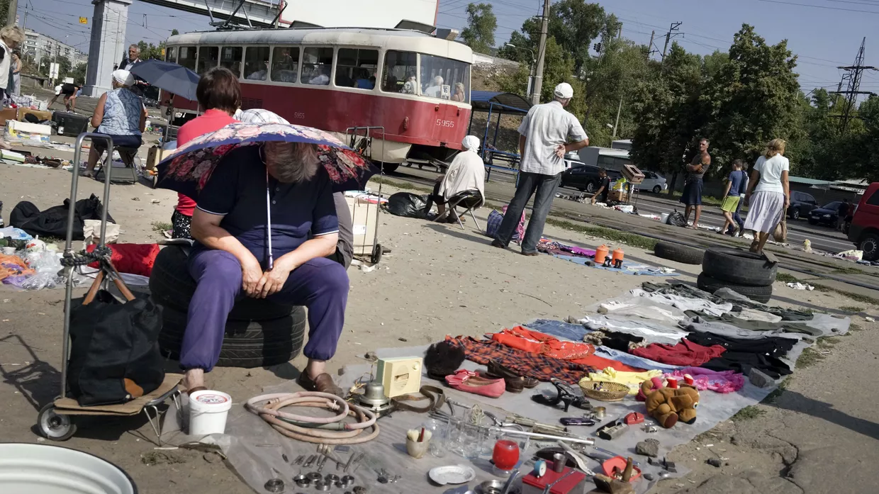 Блошиный рынок в Киеве